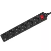 Steckdosenleiste MACLEAN MCE195G 6-fach, 5 m Kabel, schwarz