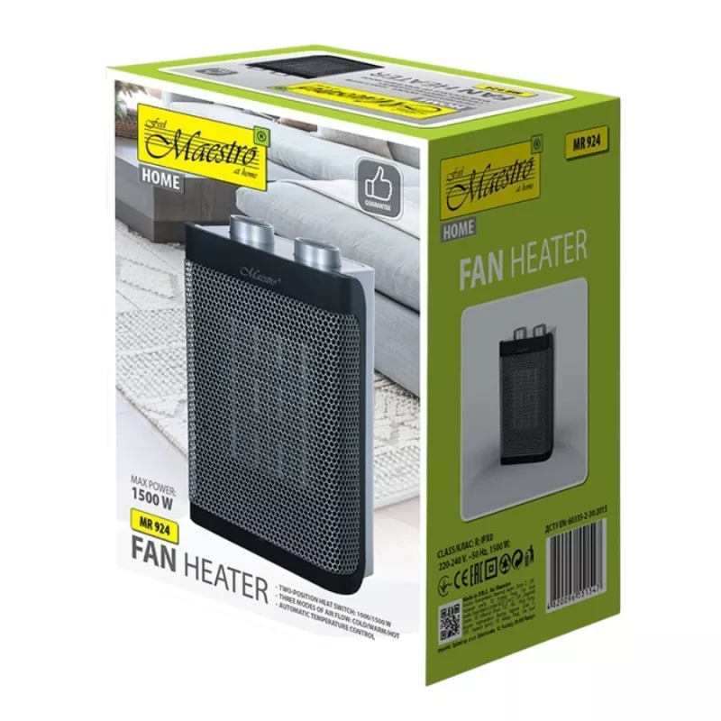 Keramik-Heizlüfter Maestro MR-924 1500W