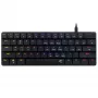 Mechanische Tastatur White Shark Nagamaki GK-006131 Schwarz US-Layout Brown Switches