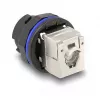 Delock 67047 RJ45 Cat.6A Einbaubuchse mit LSA-Anschluss, Schwarz