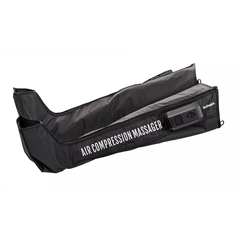 Lymphdrainage-Beinmassagegerät ActiveJet ACM-PLUS-A1 M, batteriebetrieben 25 W, schwarz, 380 × 950 × 60 mm