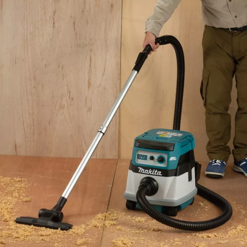 Makita DVC865LZX3 Staubsauger Schwarz, Blau, Weiß 8 L