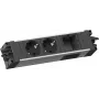Bachmann STEP ALU 2xCEE7/3 1xCM 90° GST18 Steckdosenleiste (906.09529)