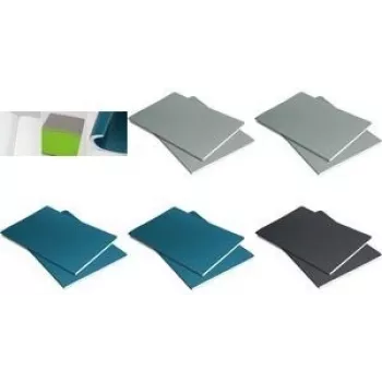 Softcover-Notizbuch Sigel LS307 A5 liniert, dunkelgrauer Einband mit hellgrauen Innenseiten