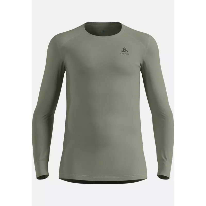 ODLO BL TOP Rundhals l/s ACTIVE WARM Langarm-Thermounterwäsche, Größe M, Grau