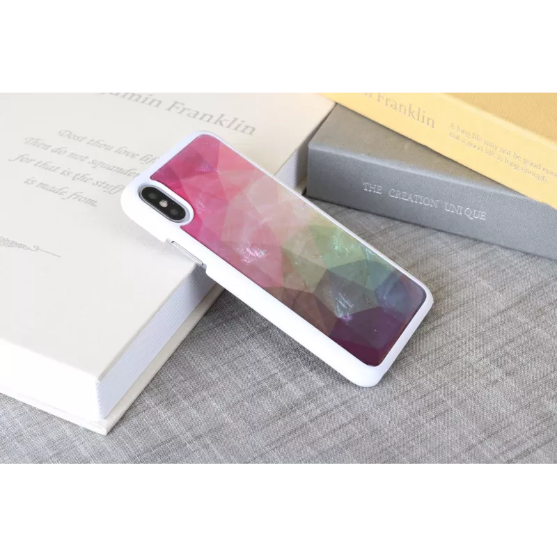 iKins Water Flower Hülle für iPhone XS/X, Weiß, K1690H