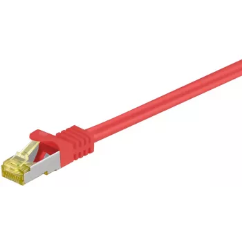 Goobay CAT 7 S/FTP PiMF Patchkabel 5m Rot
