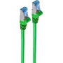Netzwerkkabel, Patchkabel Cat 6A S/FTP PIMF Grün 1m