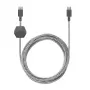 Native Union Anchor USB-C-auf-USB-C-Kabel, 240 W, 3 m, Zebra