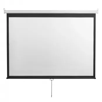 Projektionsleinwand SBOX PSM-4/3-100-2 200×150 cm – 4:3 Wand-/Deckenprojektionsleinwand