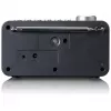 Lenco CR-625BK DAB+/FM Radiowecker mit Bluetooth und kabellosem Laden, schwarz