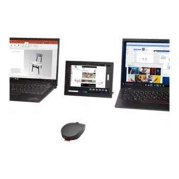 Lenovo Go Multi-Device Maus Office Beidhändig RF Wireless + Bluetooth Optisch 2400 DPI