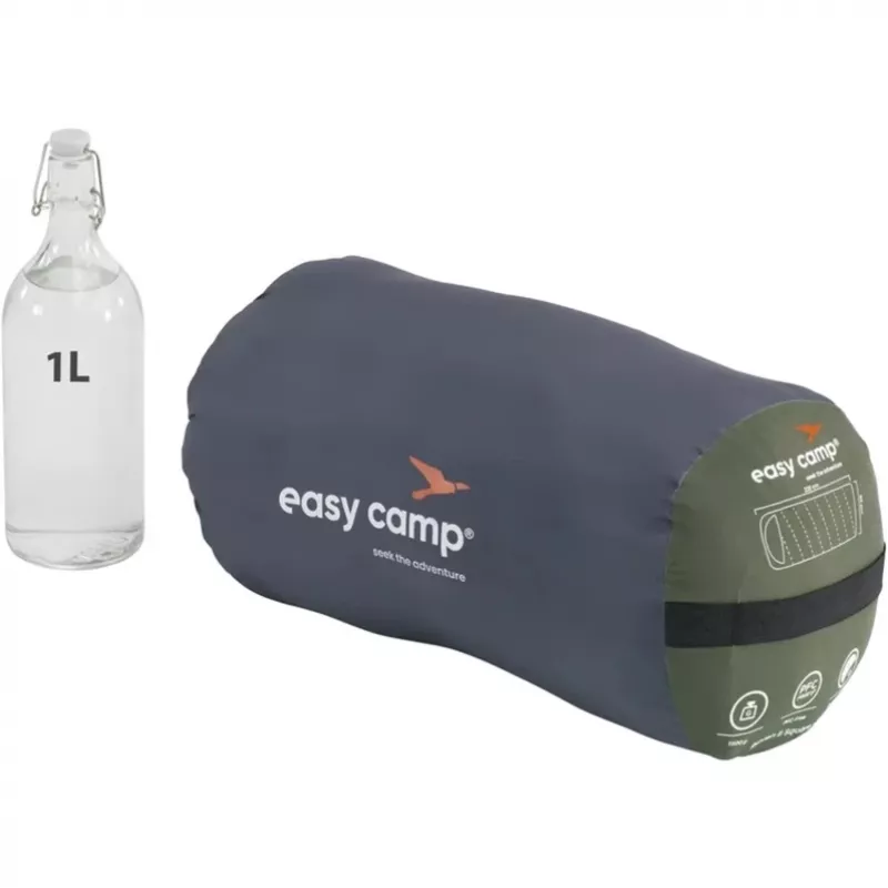 Schlafsack easy camp Raven II Square -3°C, olivgrün, Modell 240208