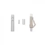 Qoltec 54450 Glasfaserstecker LC Multi-mode Beige Silber