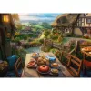 Schmidt Spiele 59763 Puzzle „Frühstück mit Aussicht“, 1000 Teile, ab 12 Jahren
