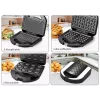 Toaster Sandwich Maker Maestro MR-709 3in1 750W – Sandwichpresse, Grill- & Waffelplatten, weiß