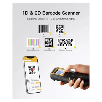 inateck Barcodescanner 47 schwarz [BCST-47_Schwarz]