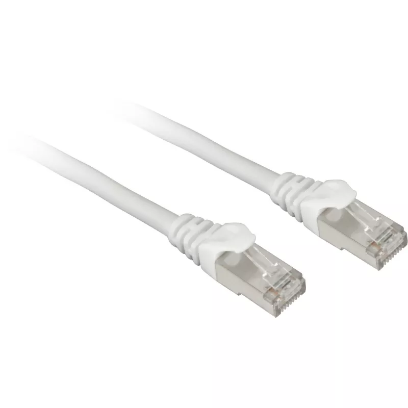 Netzwerkkabel Sharkoon Sharkoon Patch-Netzwerkkabel SFTP RJ-45 Cat.7a 10 Meter weiß