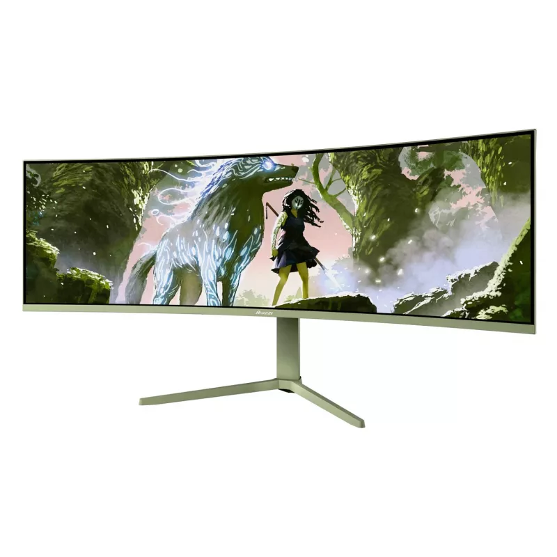 Curved Computermonitor Arozzi Nova 49 Zoll (124,5 cm) Dual QHD 5120×1440 LED VA, 4 ms, Grün