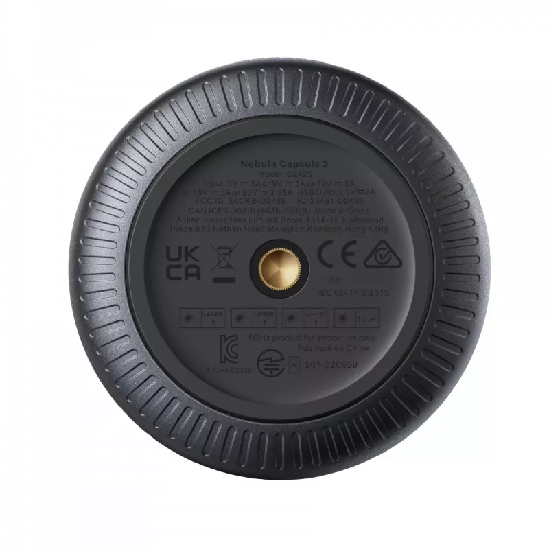 Anker Nebula Capsule 3 Laser Mini tragbarer Projektor, Full HD, 300 ANSI Lumen, Schwarz