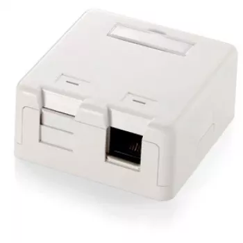 2-Port Keystone Jack Aufputzgehäuse Equip 125122