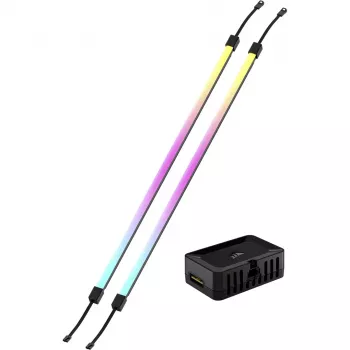 Corsair iCUE LINK LS430 Aurora RGB Lichtleisten-Set, 430 mm, schwarz