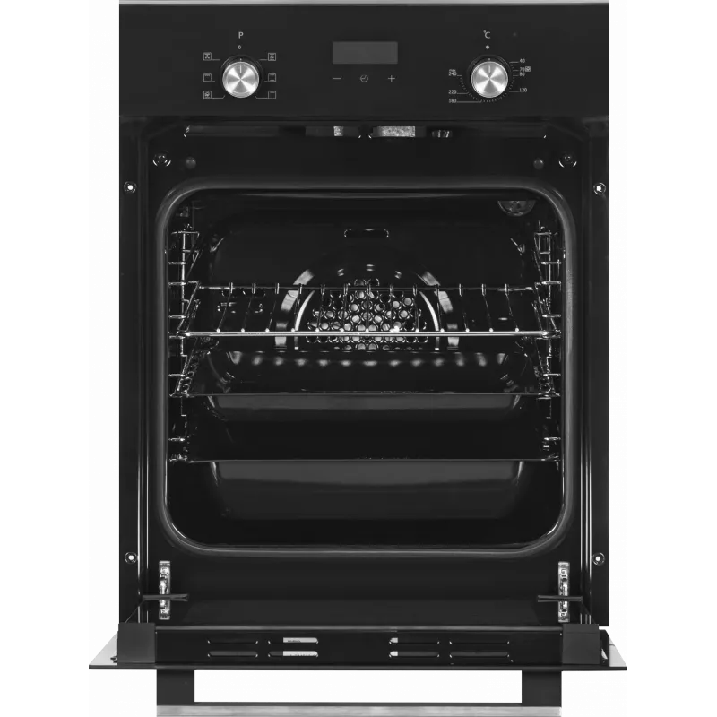 Einbau-Backofen SIMFER 4207DERSP.1 — 47 L, multifunktional, manuelle Pop-up-Knebel, schwarz, 59,5×45 cm