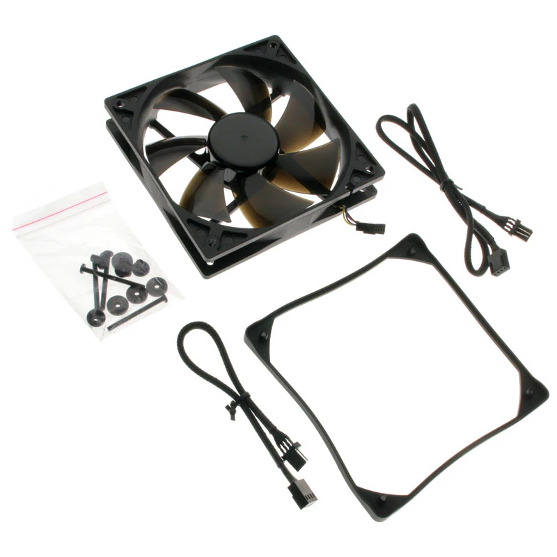 Noiseblocker ITR-PL-PS BlackSilent Pro PLPS Gehäuselüfter, 120 mm, PWM