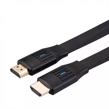 VALUE UHD HDMI Kabel Flach ST/ST 8K60Hz/4K120Hz 1m - Kabel - Digital/Anzeige/Video - Netzwerk - 1 m (11.99.5906)