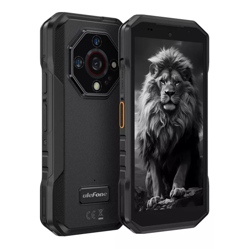 Ulefone Armor X32 Pro 5G Smartphone, 5,65 Zoll, 8 GB RAM, 256 GB, IP69K, Android 14, Future Black