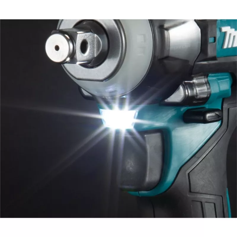 Makita TW004GZ XGT 40-V-Akku-Schlagschrauber, 1/2 Zoll, 3200 U/min, 350 Nm, ohne Akku und Ladegerät, Blau/Schwarz