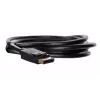 DisplayPort-Kabel SAVIO CL-136, DisplayPort Stecker–Stecker, 2 m, DP 1.2, vergoldete Kontakte, schwarz