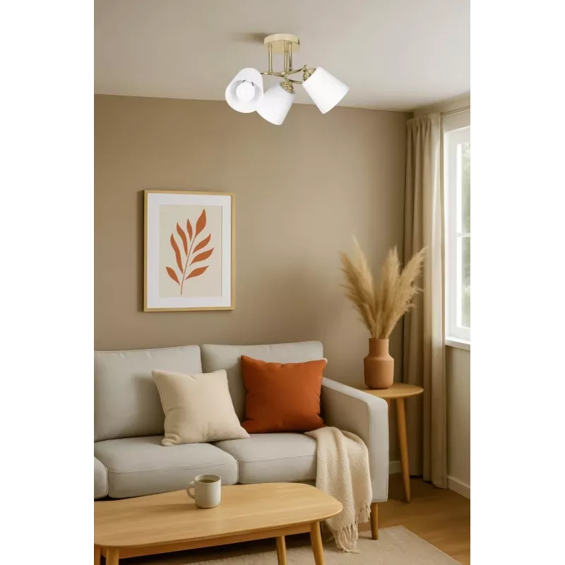 Activejet AJE-EMILY 3P GOLD E27 Pendelleuchte 3x40W