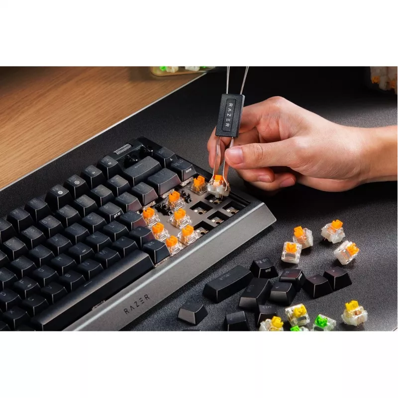 Tastatur Razer BlackWidow V4 Gaming USB QWERTY US English Schwarz