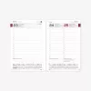 Planungsnotizbuch Buroodisain 241728-006 A5 rot mit Kalender 2026