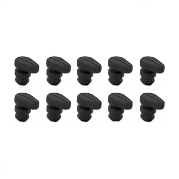 Delock 18305 Gumminippel für M.2 SSD / Modulmontage, Schwarz, 10 Stück