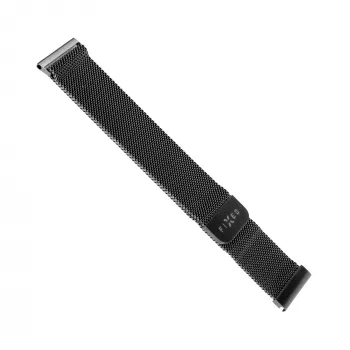 Mesh-Armband für Smartwatch FIXED FIXMEST-22MM-BK Quick Release 22 mm Schwarz