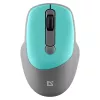 Defender Feam MM-296 52294 kabellose Maus, leiser Klick, optisch, 1600 DPI, USB, Mint