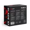 SAVIO BLADE X1 Lüfter-Set, 3 x 120 mm, 4-Pin-PWM, Schwarz