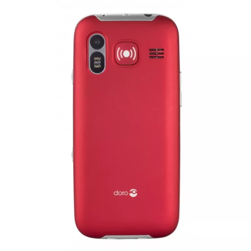 Doro Primo 368 Mobiltelefon, 2,3 Zoll, 3 MP, 1000 mAh, Rot
