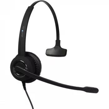 Mono USB Headset Plusonic 10.1P — einohriges USB-Headset kompatibel mit Teams und Skype