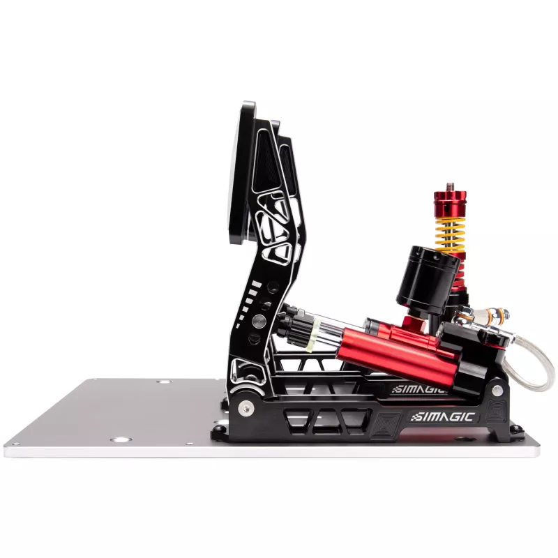Simagic P2000 Hydraulic 3-Pedal Set, 100KG Loadcell - Crimson Edition
