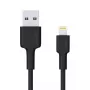 AUKEY CB-AL05 Lightning-auf-USB-A-MFi-Nylonkabel, 2 m, Schwarz