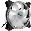 INTER-TECH Argus RS-07 RGB 120-mm-Gehäuselüfter-Set, 3er-Set, mit Fernbedienung, Schwarz