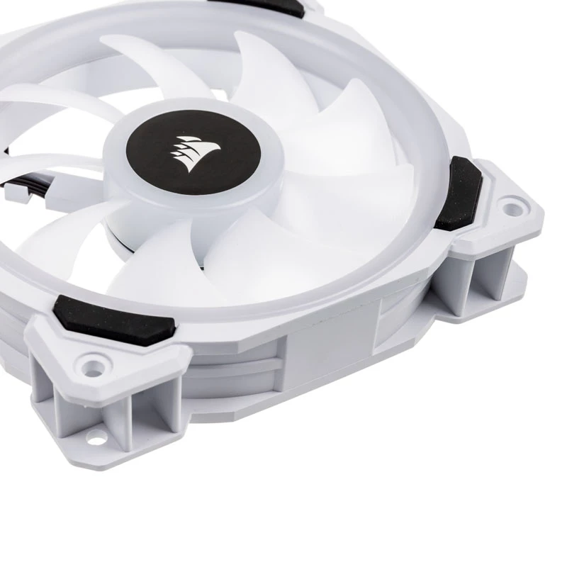 CORSAIR LL120 RGB 120mm Weiß PWM Gehäuselüfter 3er-Pack