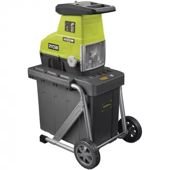 Ryobi RSH3045U - Häcksler - Elektrisch - 3000 W - Schnittleistung: 45 mm - 21 kg