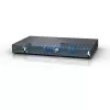 SEH dongleserver ProMAX USB-Dongleserver, 5x USB 3.0 + 15x USB 2.0, zwei Netzteile, Schwarz/Blau