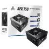 Montech APX750 Netzteil 750 W 20+4-Pin ATX ATX Schwarz