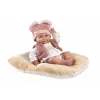 Puppe Llorens 40 cm Babyvinyl mit realistischen Merkmalen und weichem Körper