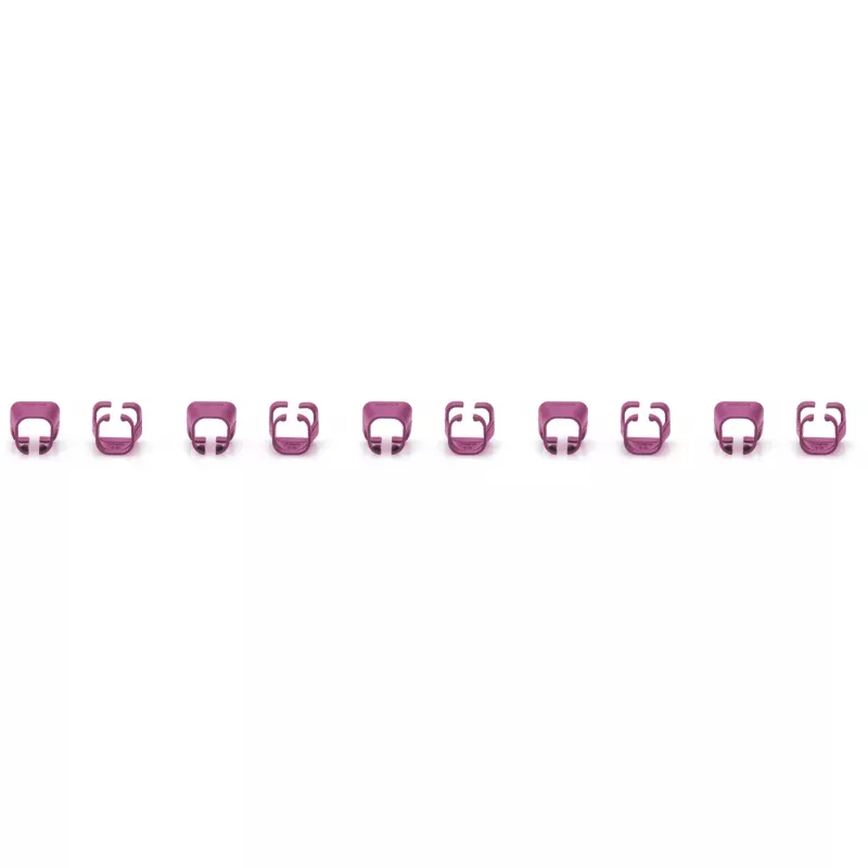 DIGITUS A-CC-MG Farbclips für Patchkabel, Magenta, 100 Stück